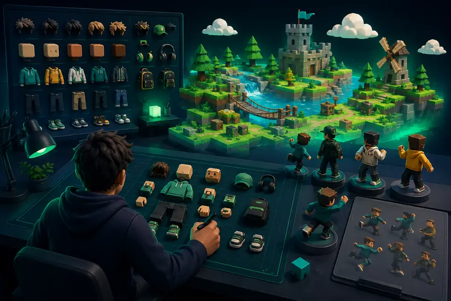 Roblox-focused 3D asset direction ready for a final review pass